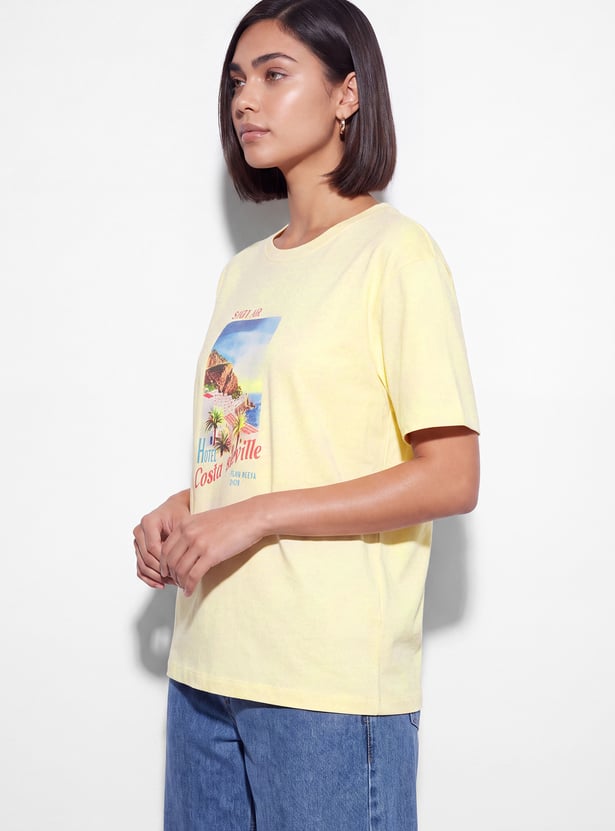 FAME FOREVER Graphic Print T-shirt