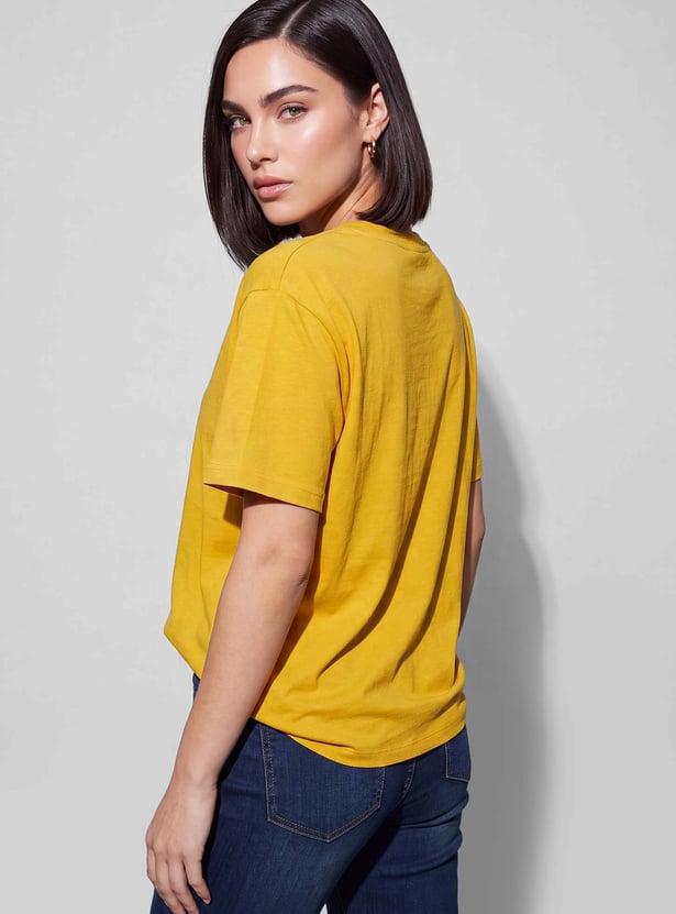 FAME FOREVER Cherry Graphic Print T-shirt