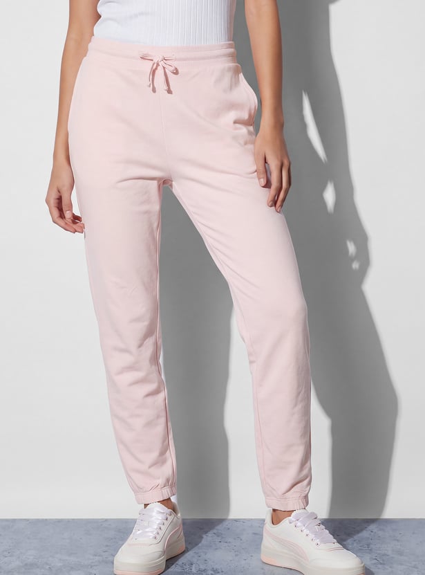 FAME FOREVER Solid Elasticated Joggers