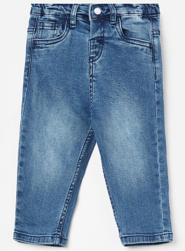 FS MINI KLUB Boys Mid Wash Regular Fit Jeans