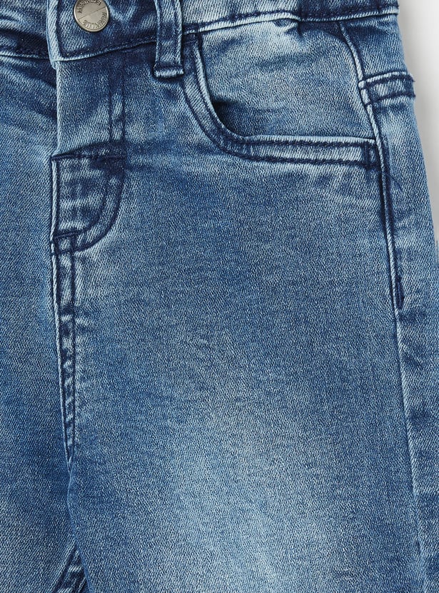 FS MINI KLUB Boys Mid Wash Regular Fit Jeans