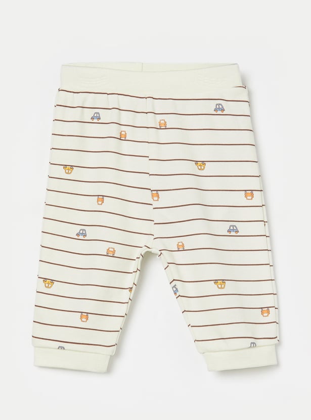 FS MINI KLUB Boys Striped Trousers - Pack of 2