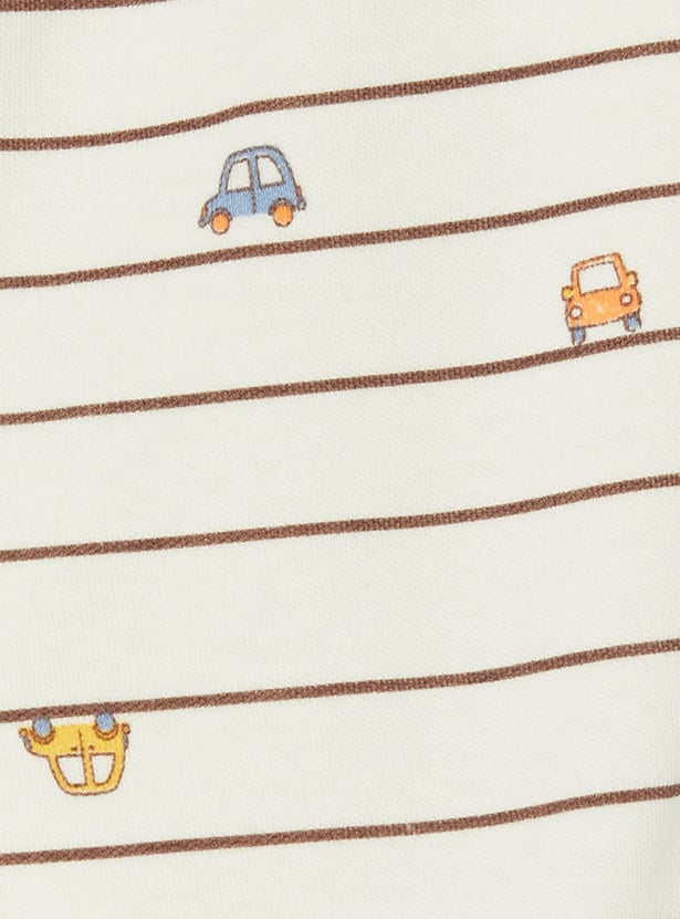 FS MINI KLUB Boys Striped Trousers - Pack of 2