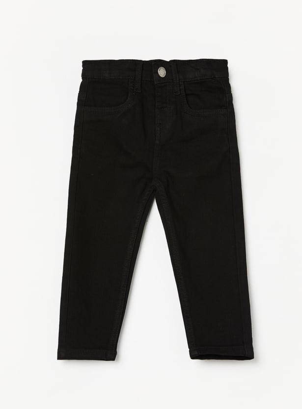 FS MINI KLUB Boys Solid Regular Jeans