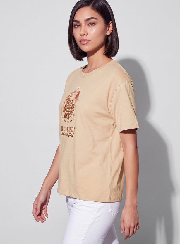 FAME FOREVER Graphic Print T-shirt