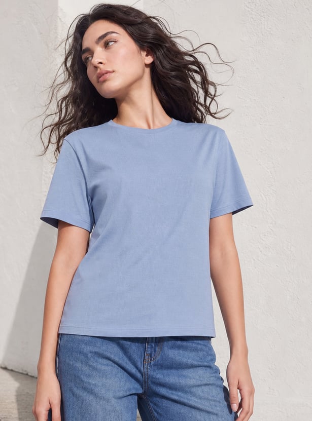 FAME FOREVER Solid T-shirt