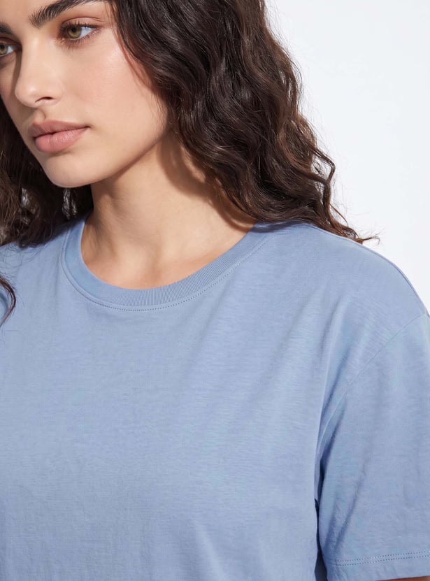 FAME FOREVER Solid T-shirt