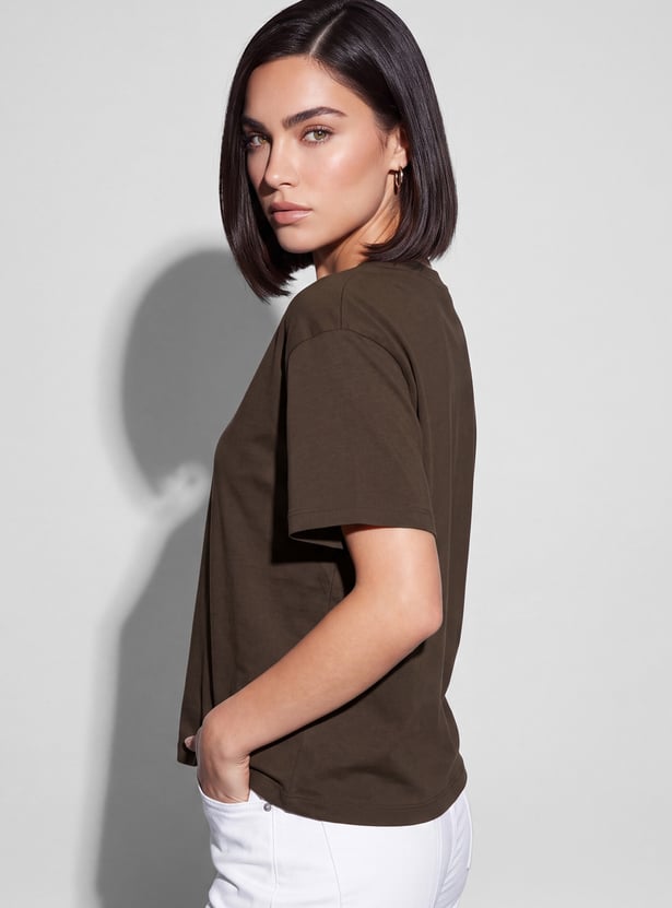 FAME FOREVER Solid T-shirt
