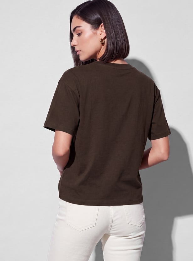 FAME FOREVER Solid T-shirt