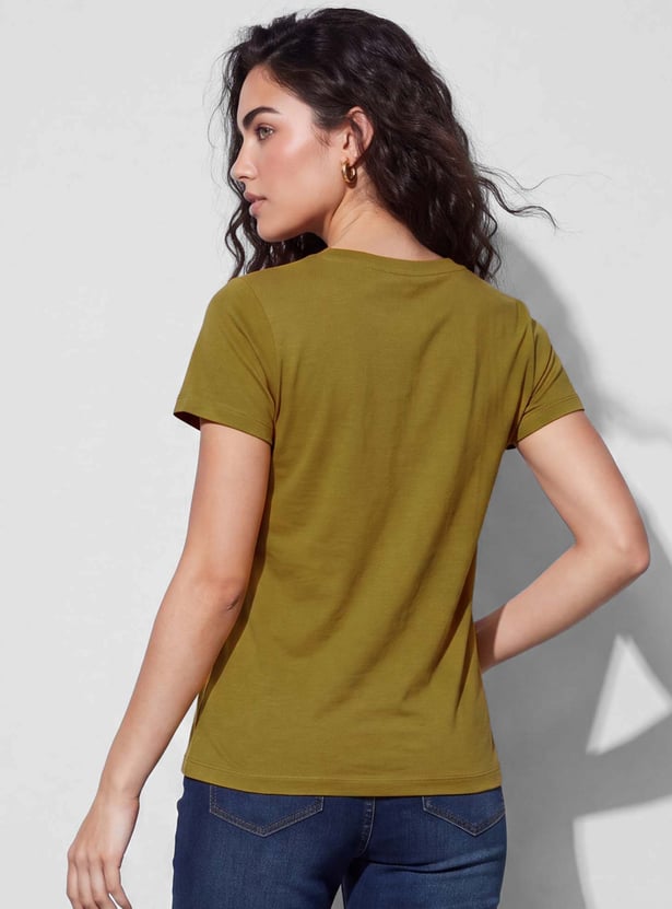 FAME FOREVER Solid T-shirt