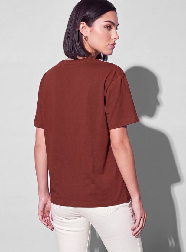 FAME FOREVER Typographic Print T-shirt