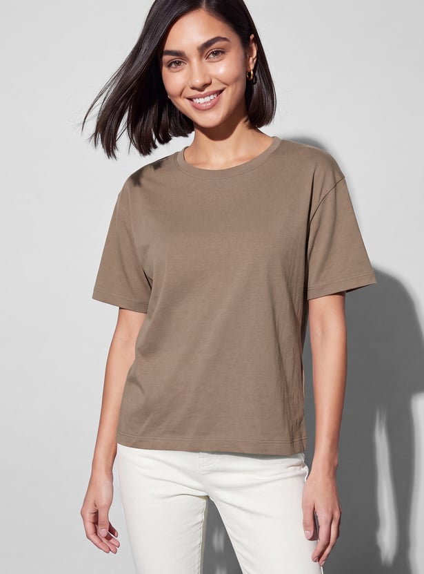 FAME FOREVER Solid T-shirt
