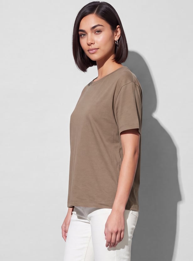 FAME FOREVER Solid T-shirt