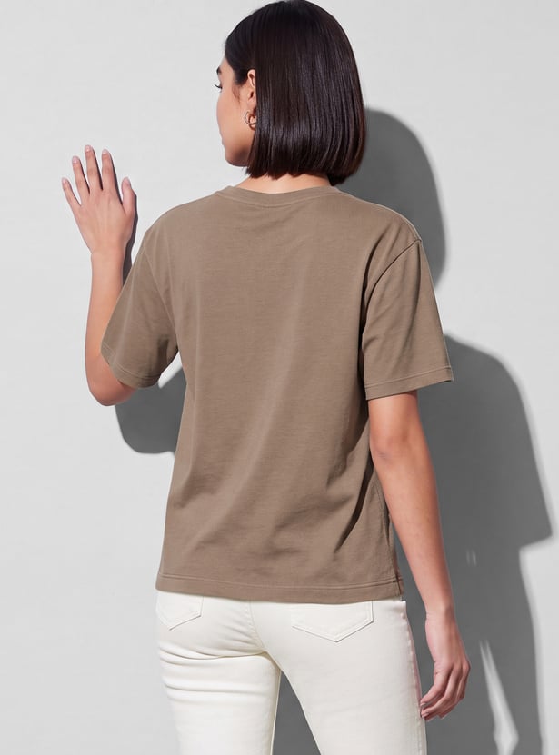 FAME FOREVER Solid T-shirt