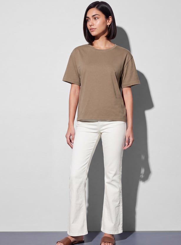 FAME FOREVER Solid T-shirt