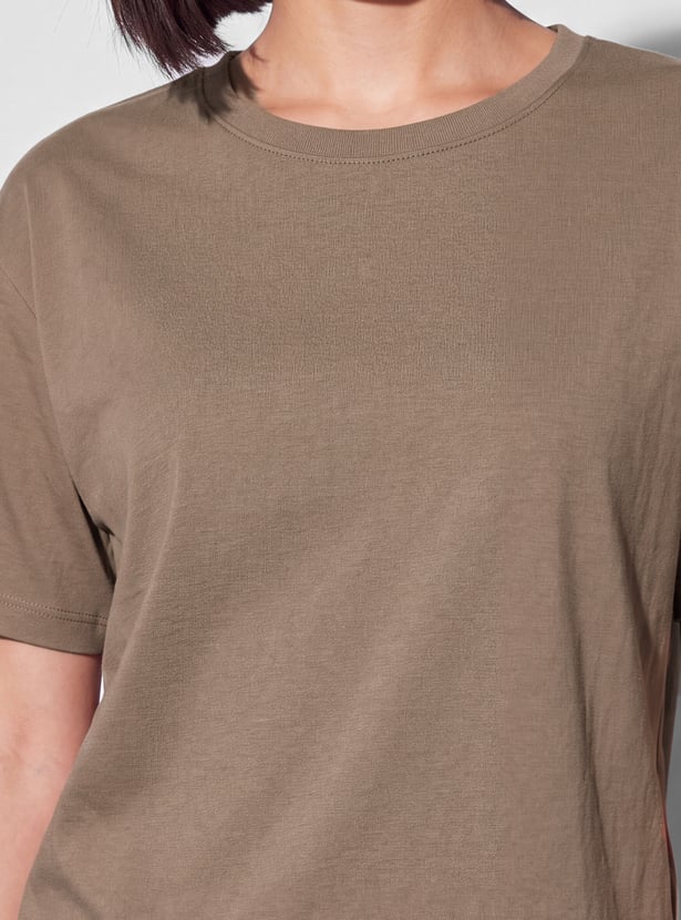 FAME FOREVER Solid T-shirt