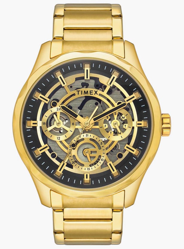TIMEX E-Class Skeleton Multifunction Watch-TW0TG7628