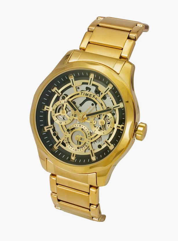 TIMEX E-Class Skeleton Multifunction Watch-TW0TG7628
