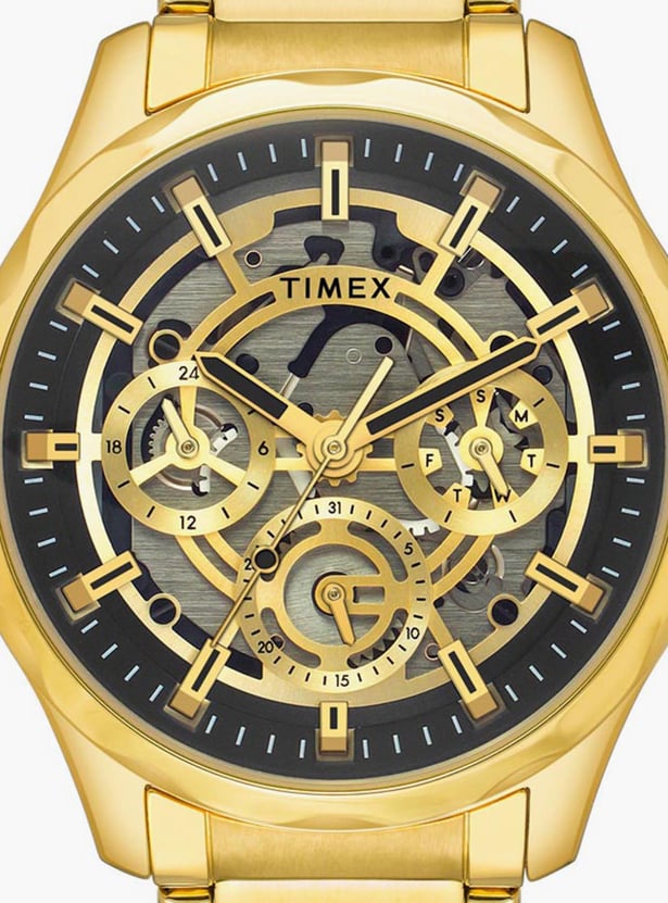 TIMEX E-Class Skeleton Multifunction Watch-TW0TG7628