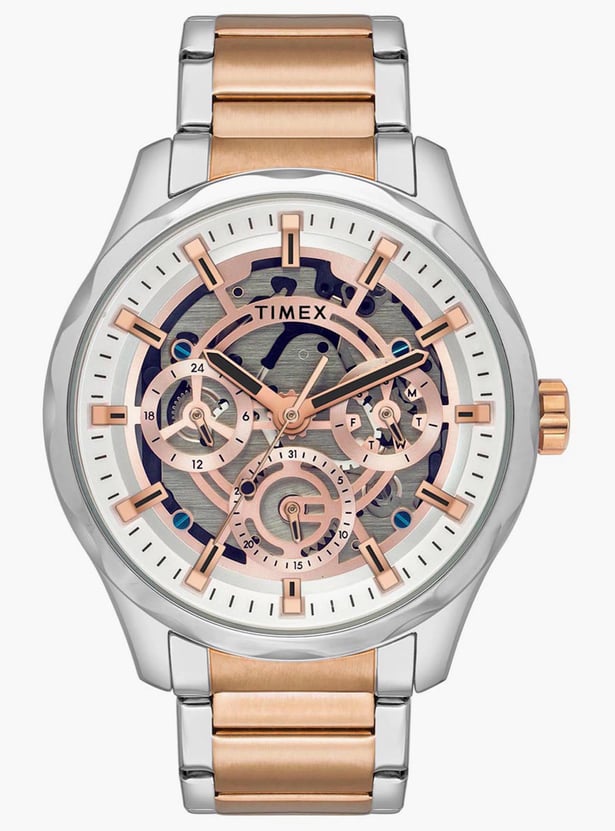 TIMEX E-Class Skeleton Multifunction Watch-TW0TG7629