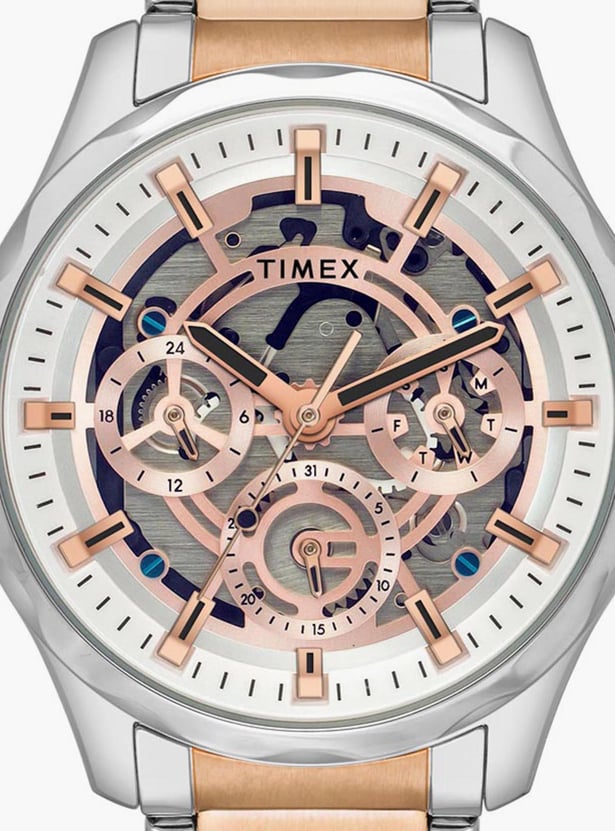 TIMEX E-Class Skeleton Multifunction Watch-TW0TG7629