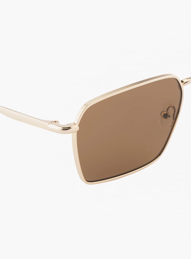 OPIUM Polarized Geometric Sunglasses - OP-10509-C03-56