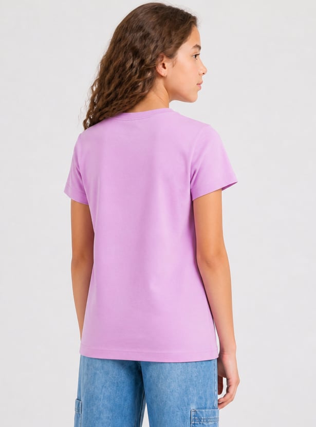 FAME FOREVER Girls Graphic Print T-shirt