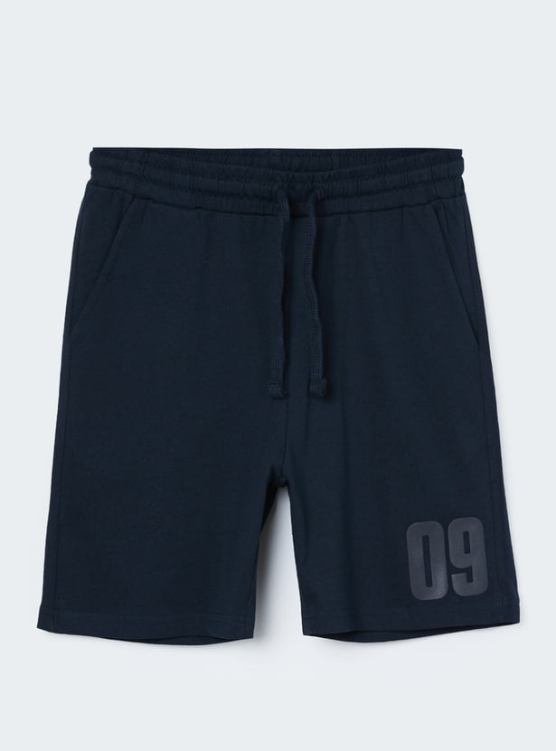 FAME FOREVER Boys Numeric Print Shorts