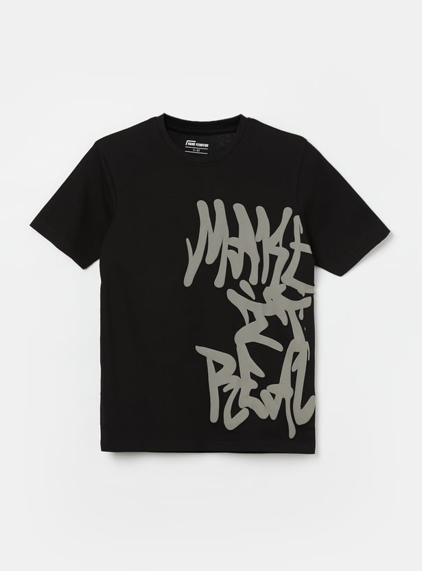 FAME FOREVER Boys Graphic Print T-shirt