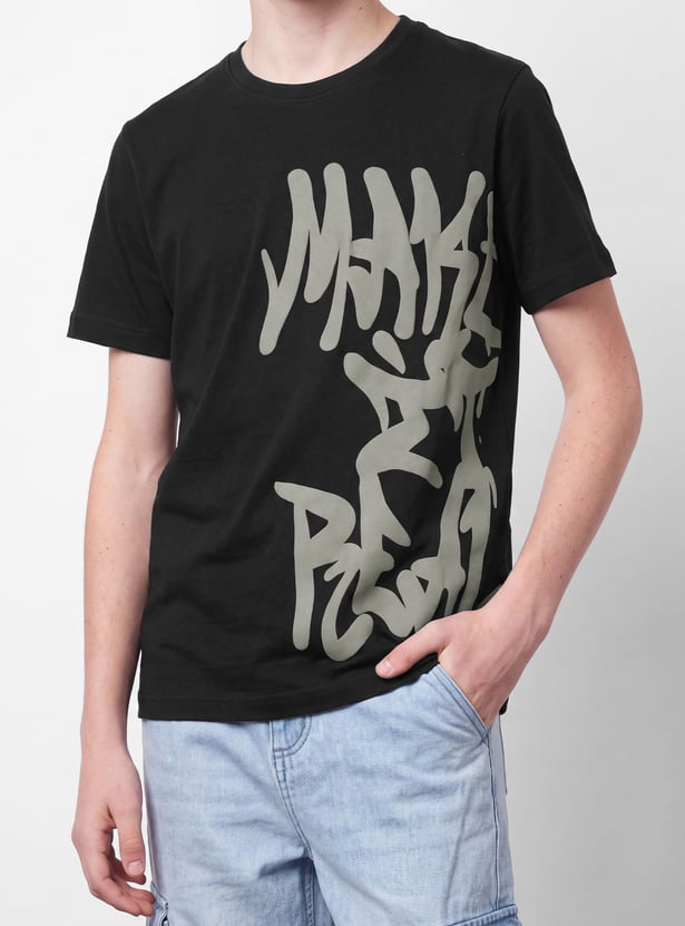 FAME FOREVER Boys Graphic Print T-shirt
