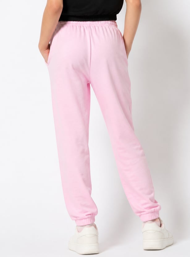 FAME FOREVER Girls Typographic Print Joggers