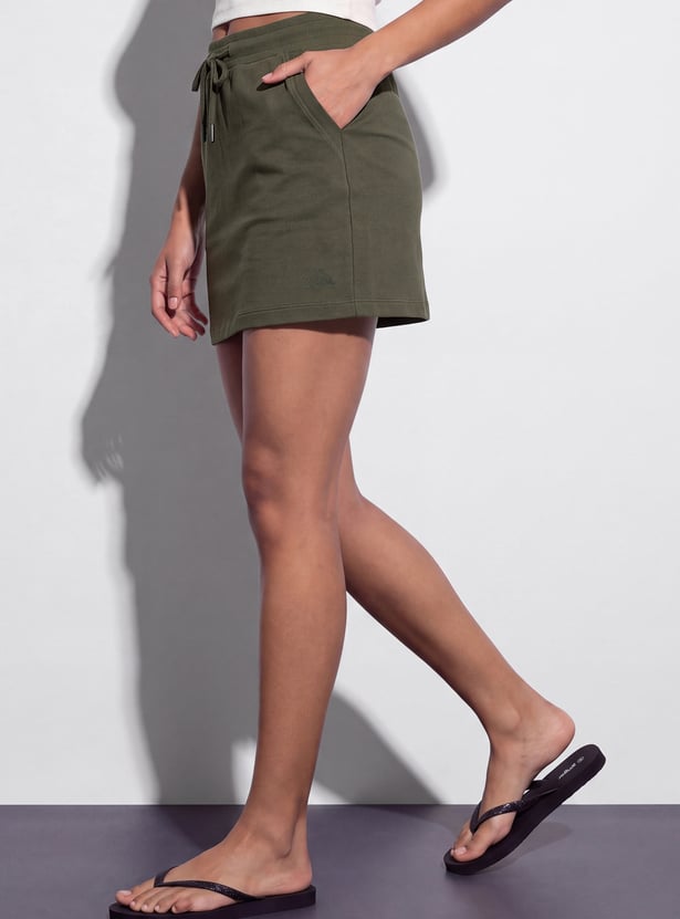 KAPPA Solid Mini Skirt