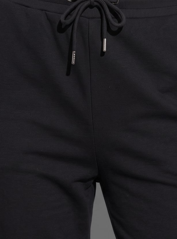 KAPPA Solid Mid-Rise Track Pants