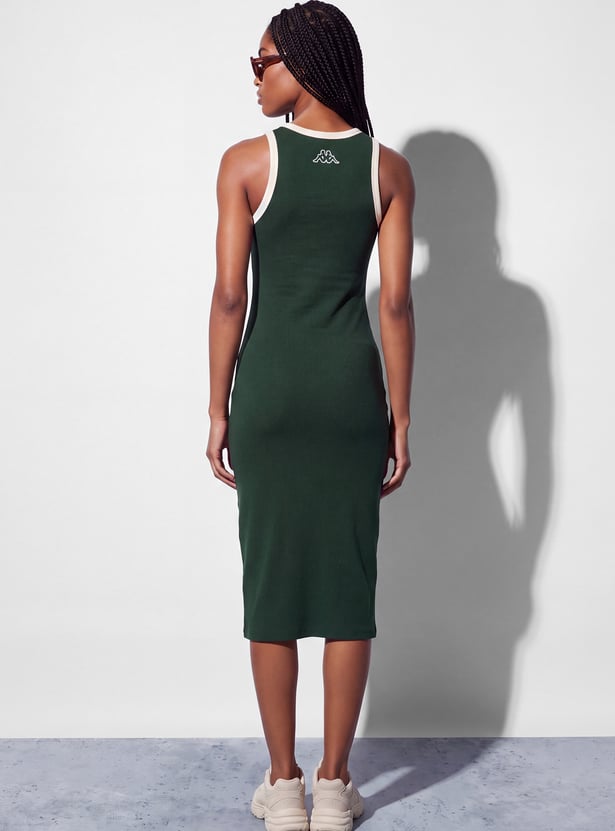 KAPPA Solid Sleeveless Bodycon Dress