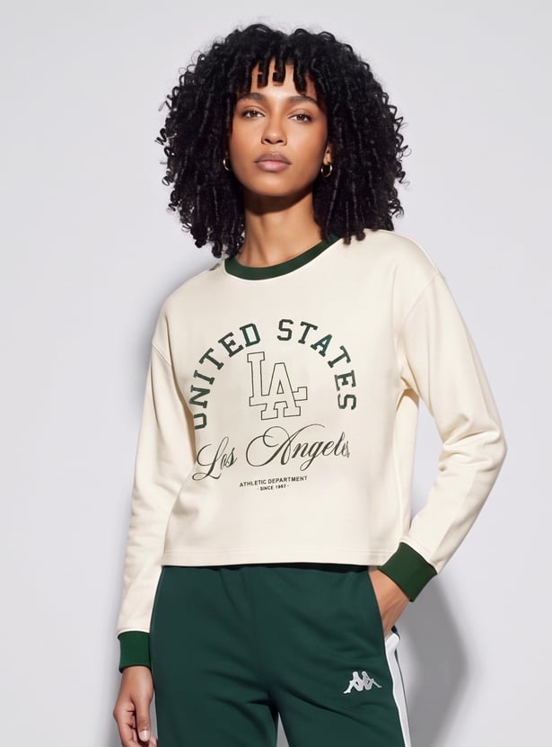 KAPPA Graphic Print Crop T-shirt
