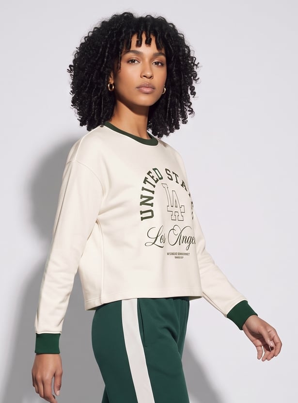 KAPPA Graphic Print Crop T-shirt