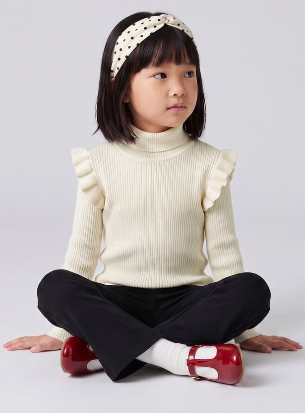 FAME FOREVER Girls Solid Sweater