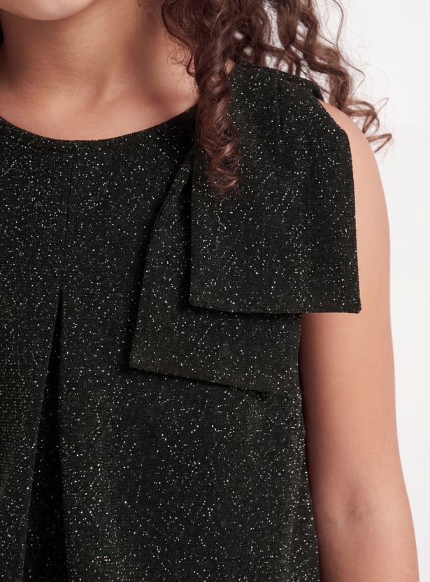 FAME FOREVER Girls Embellished Layered Playsuit
