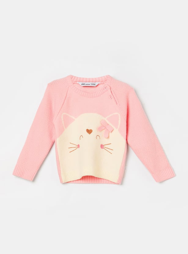 FAME FOREVER Girls Graphic Sweater
