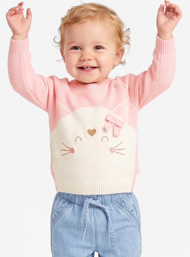 FAME FOREVER Girls Graphic Sweater