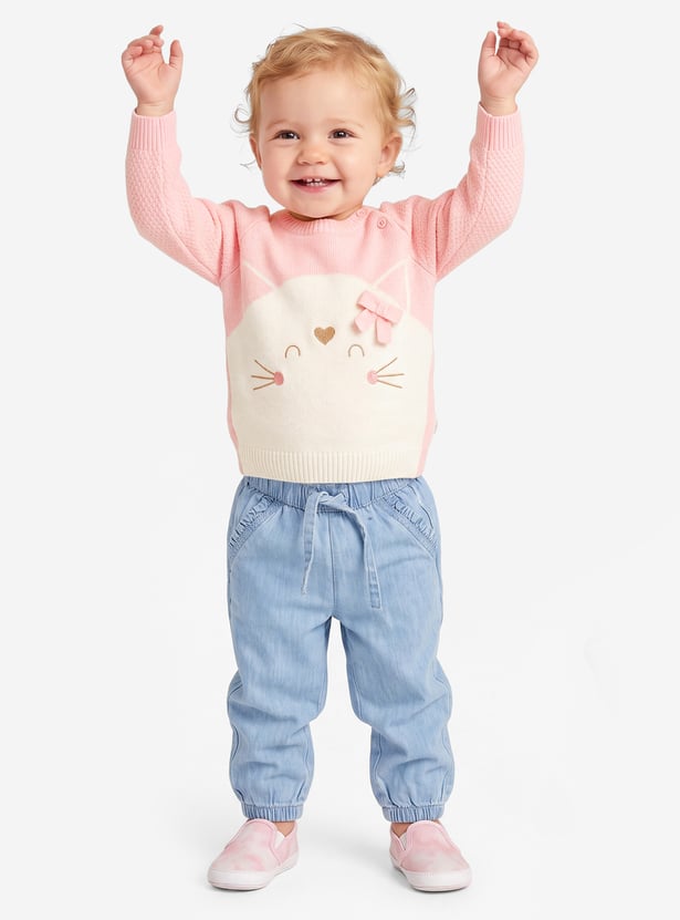 FAME FOREVER Girls Graphic Sweater
