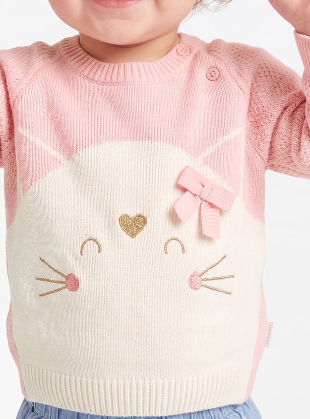 FAME FOREVER Girls Graphic Sweater
