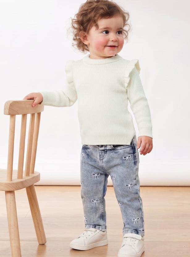 FAME FOREVER Girls Knitted Sweater