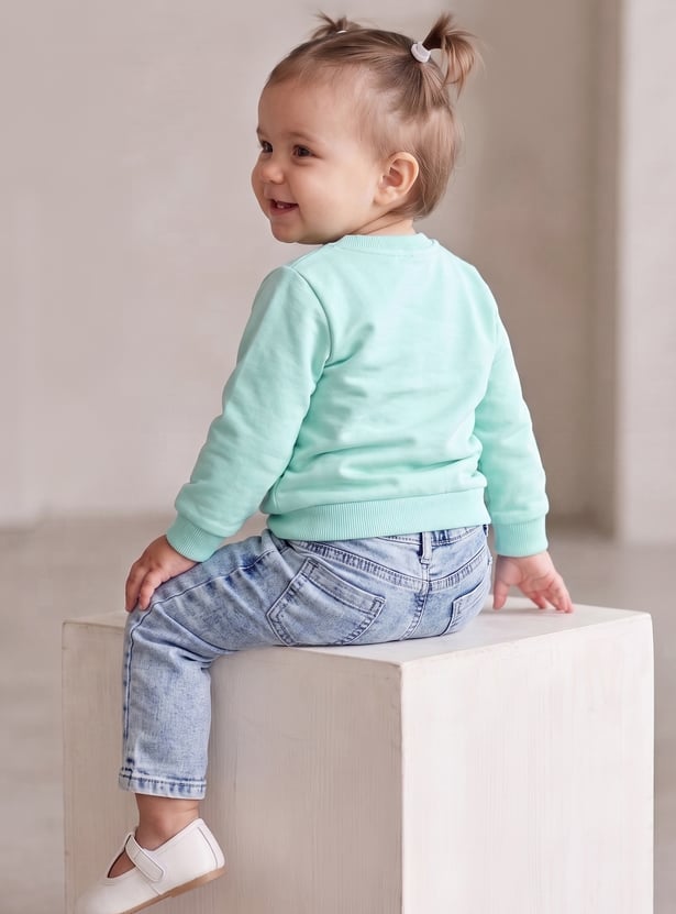 FAME FOREVER Girls Printed Sweatshirt