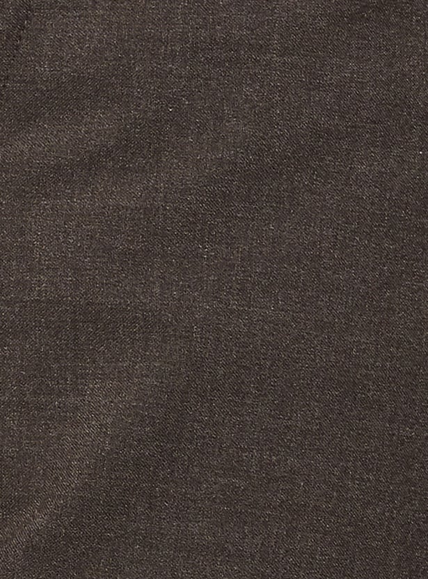 BLACKBERRYS Solid Slim Straight Formal Trousers