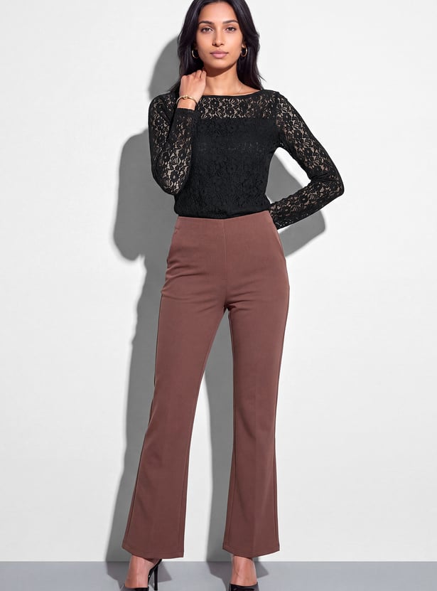 CODE Lace Asymmetric Top