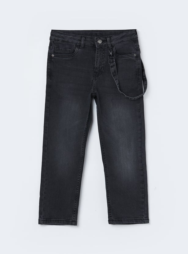 FAME FOREVER Boys Washed Jeans