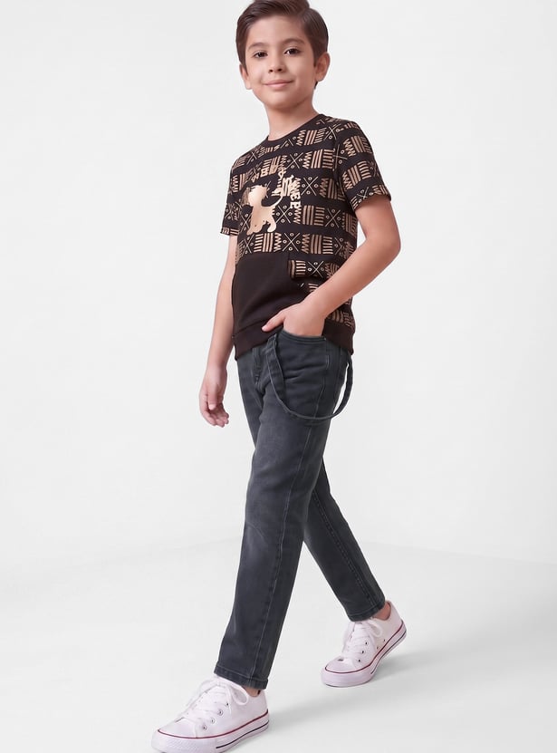 FAME FOREVER Boys Washed Jeans