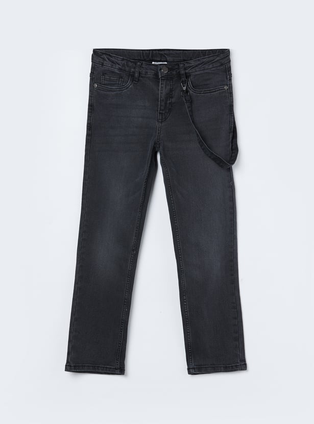 FAME FOREVER Boys Washed Jeans