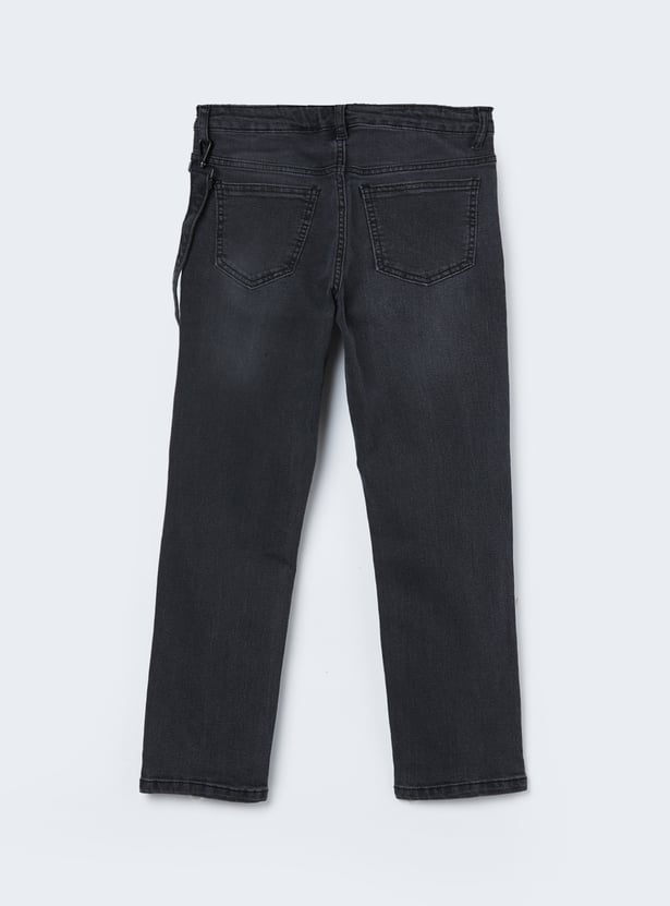 FAME FOREVER Boys Washed Jeans